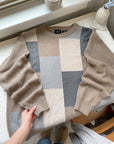 The Neutral Blocked Sweater (XXL)