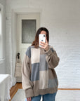 The Neutral Blocked Sweater (XXL)