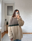 The Chunky Tricolor Sweater (L)