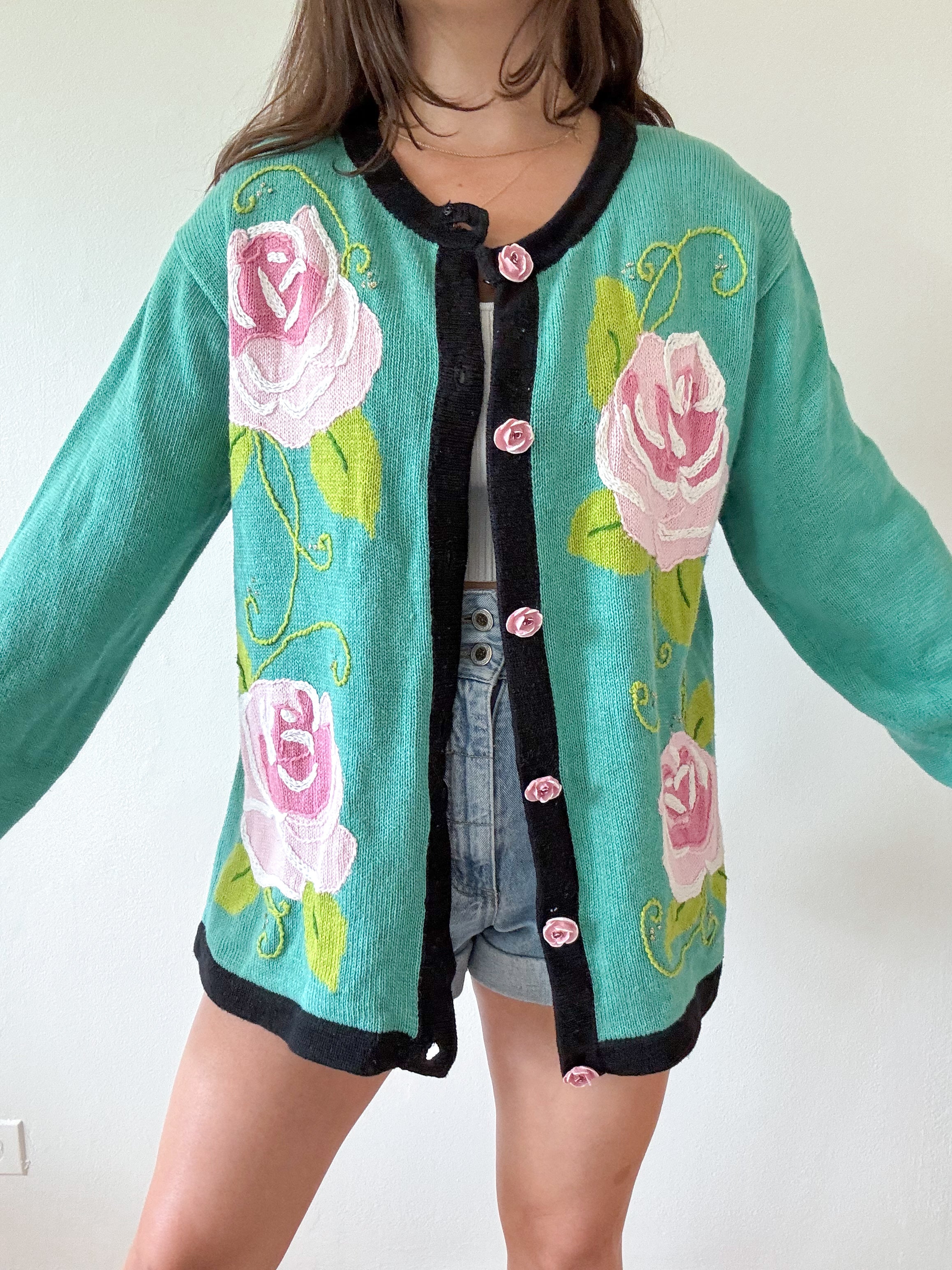 The Rose Cardigan (L)