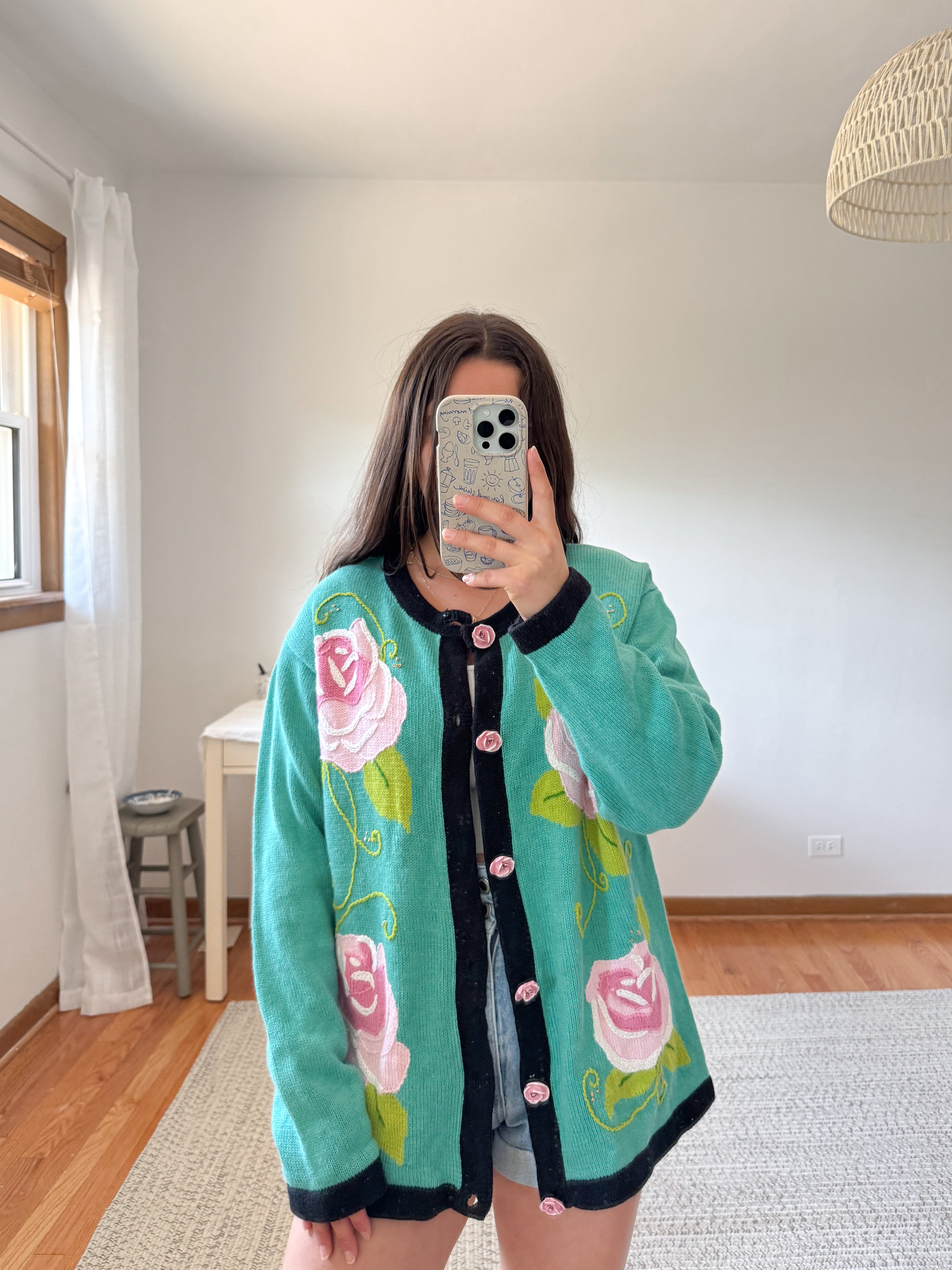 The Rose Cardigan (L)