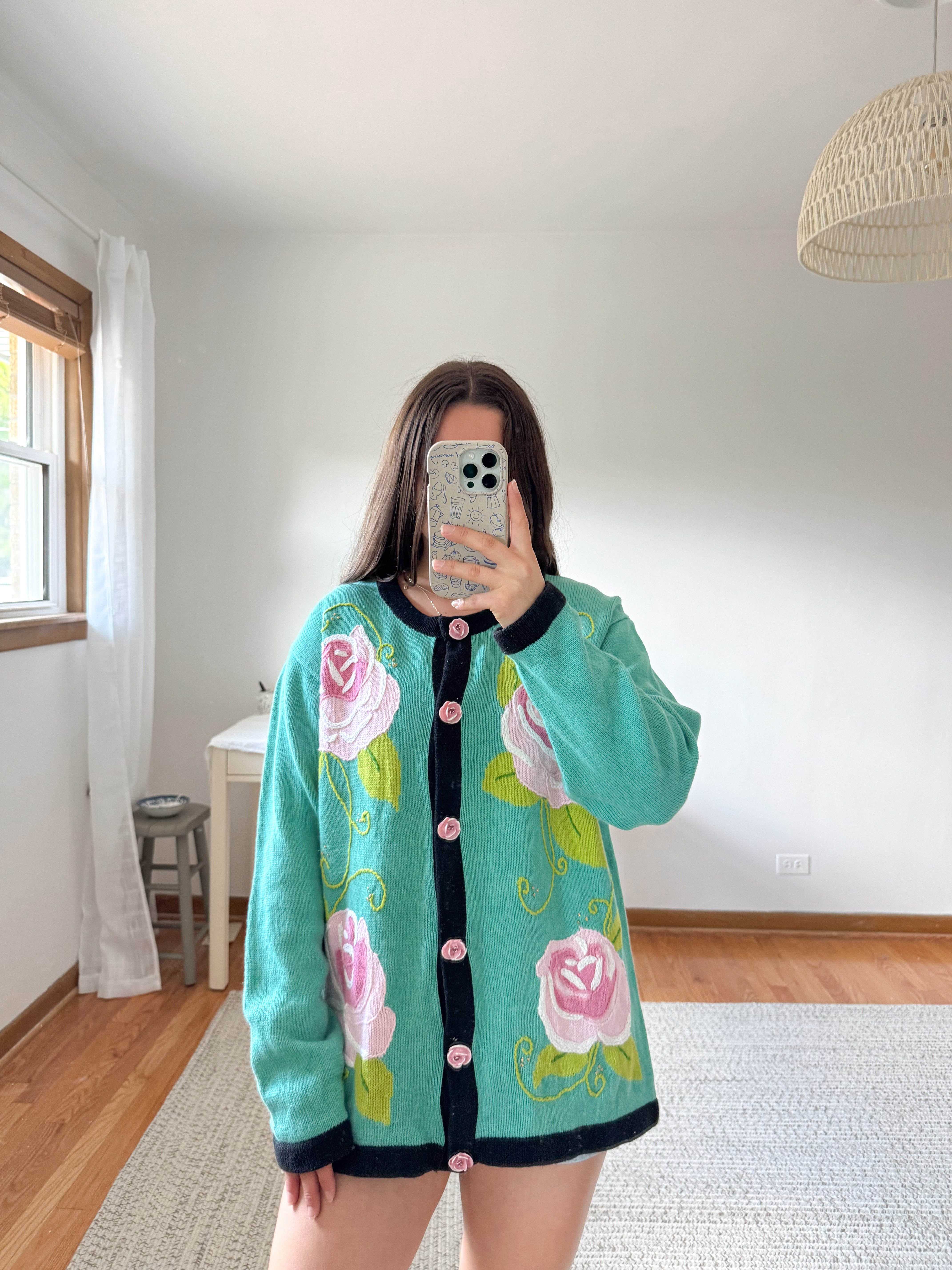 The Rose Cardigan (L)
