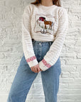 The Horse & Barn Sweater (M)