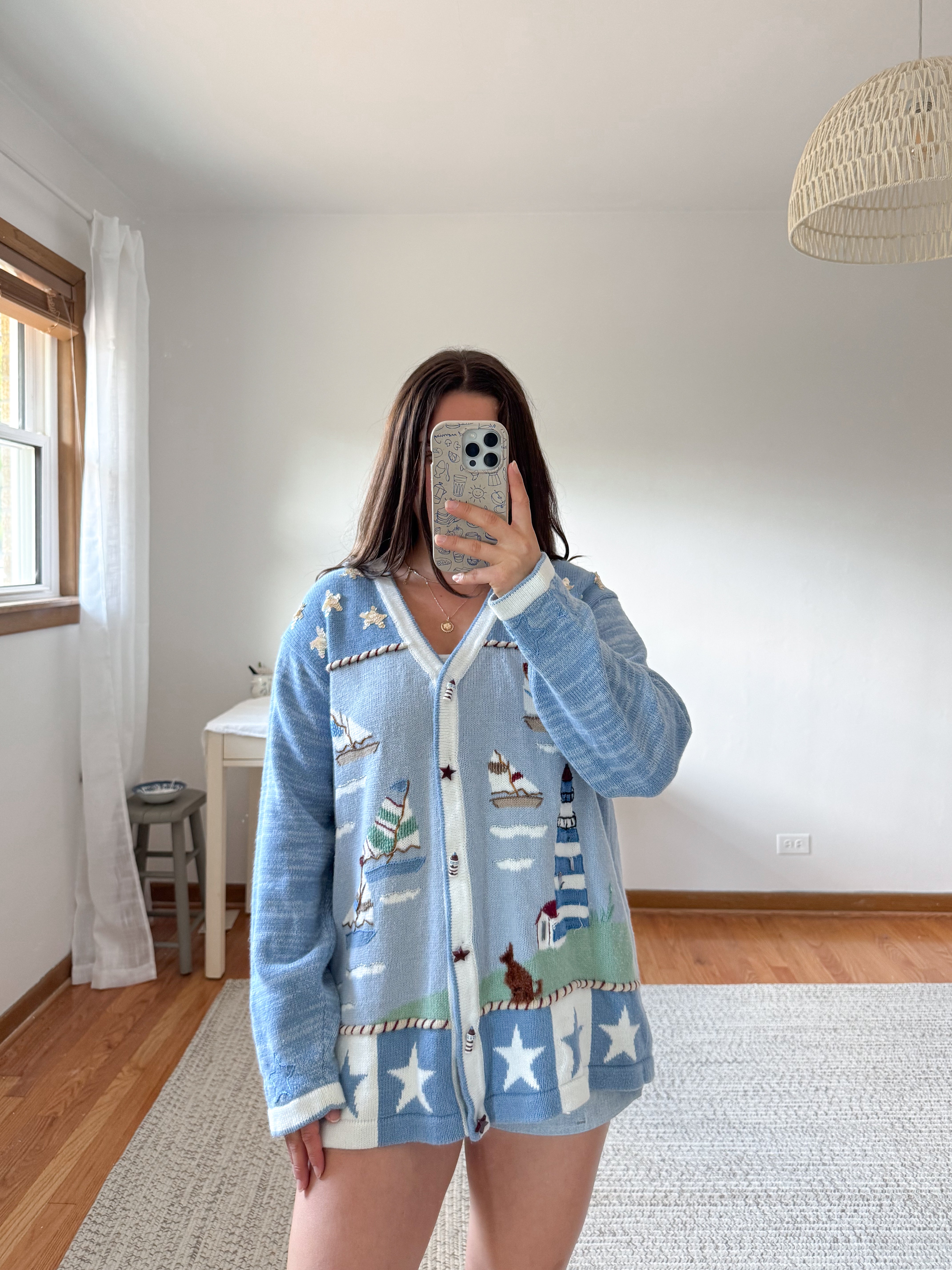 The Lighthouse Shore Cardigan (L)