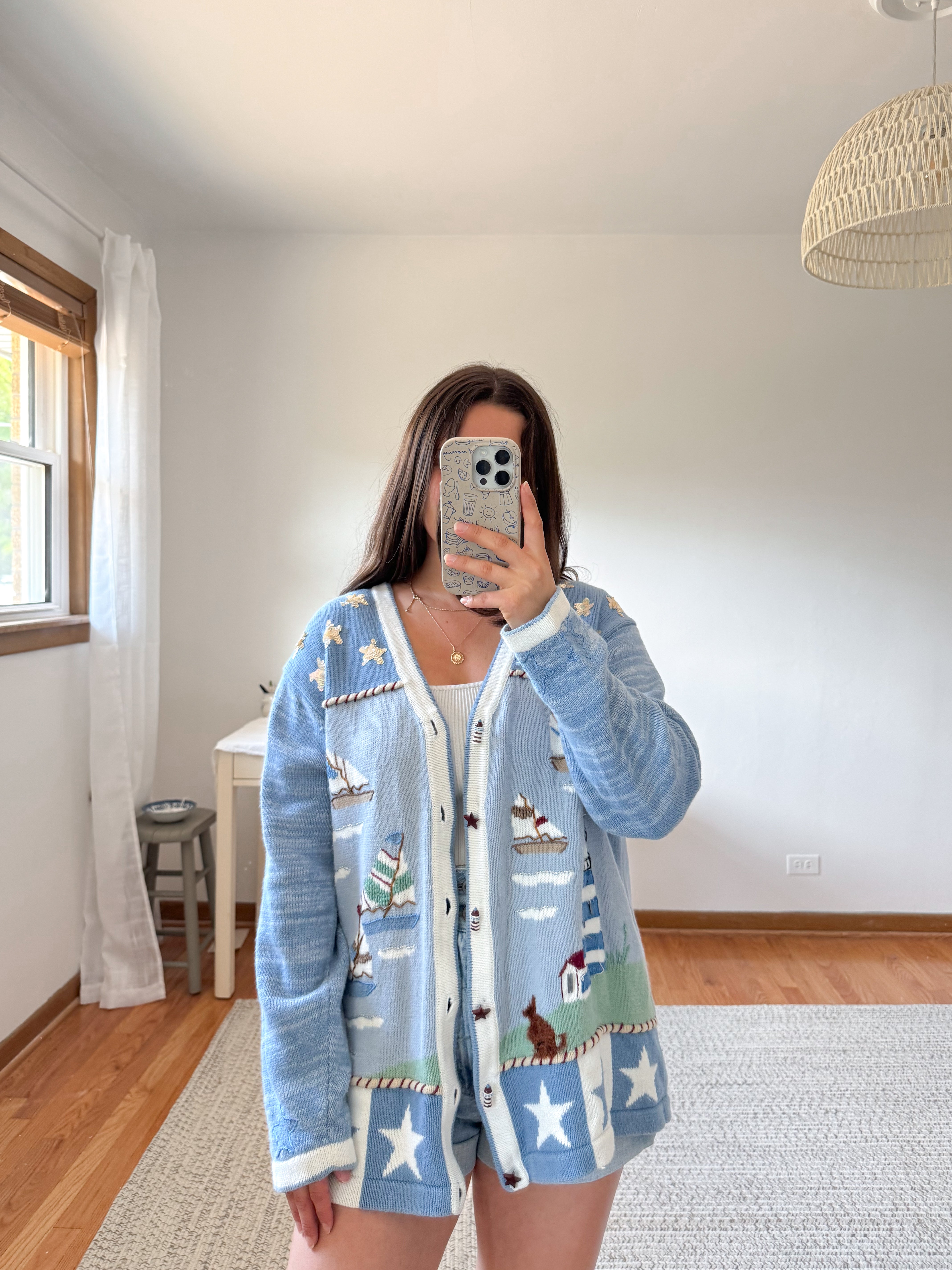 The Lighthouse Shore Cardigan (L)