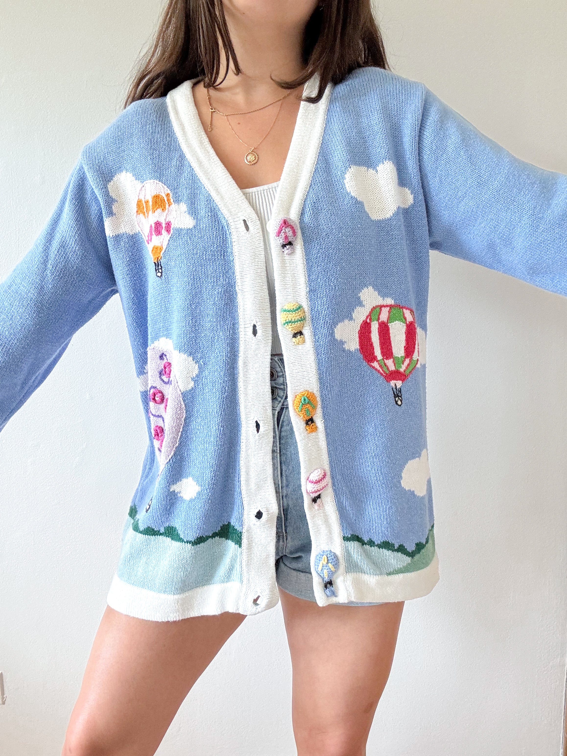 The Hot Air Balloon Cardigan (M)