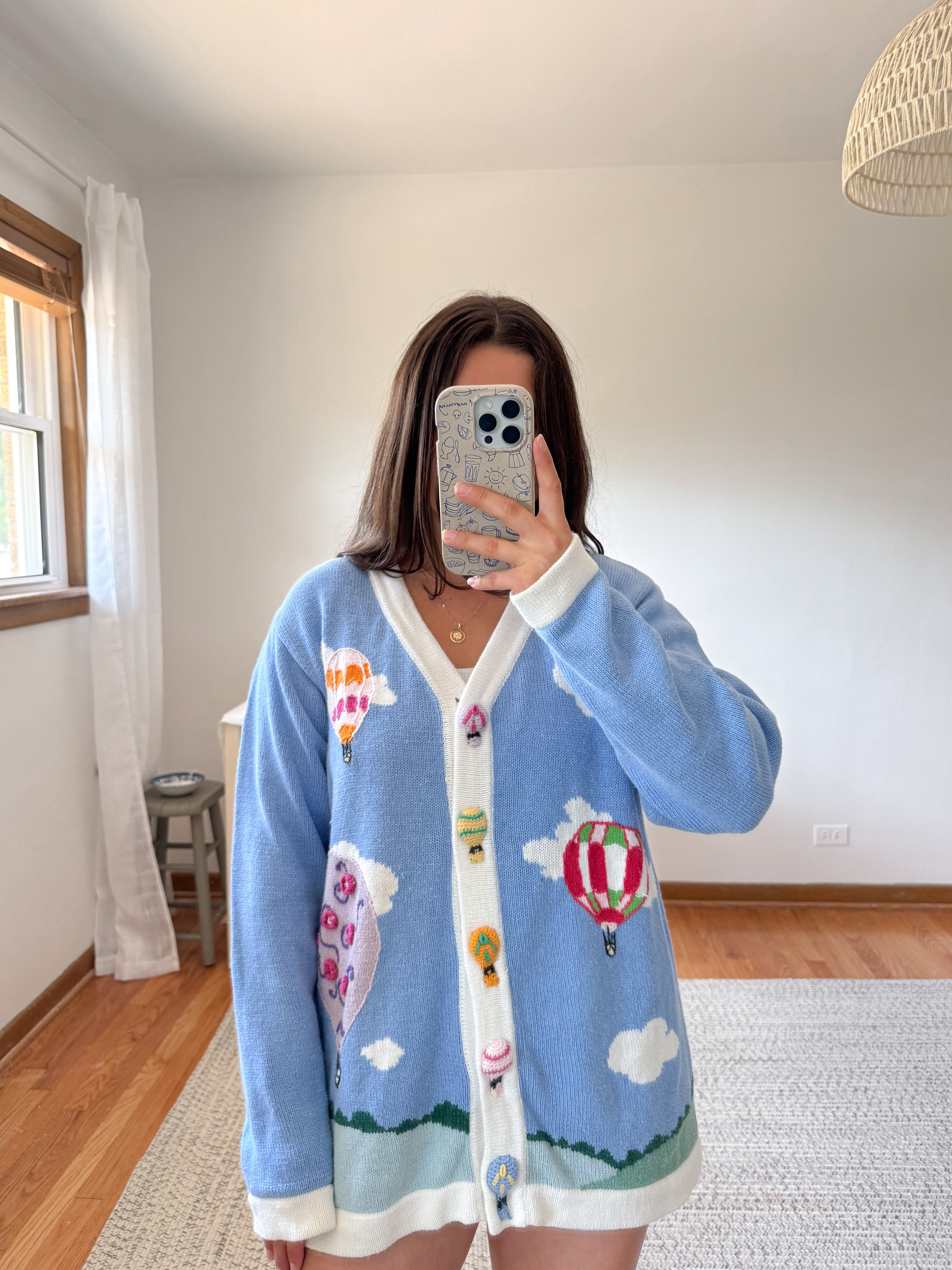 The Hot Air Balloon Cardigan (M)