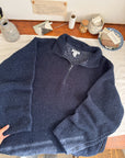 The Midnight Speckle Quarter Zip (XL)