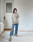 The Oat Cable Knit Sweater (XL)