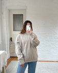 The Oat Cable Knit Sweater (XL)