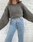 The Moss Twist Sweater (XL)