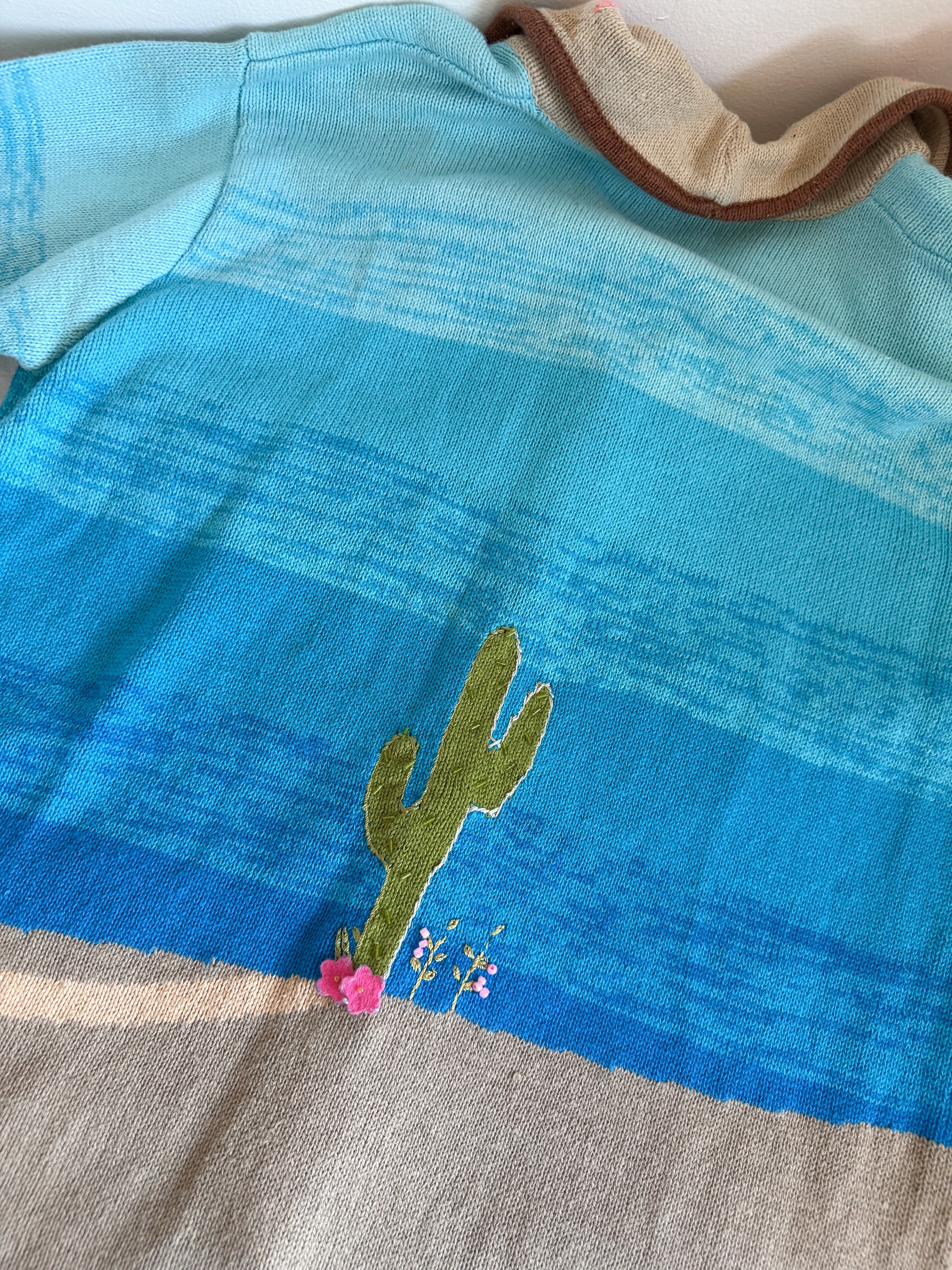 The Southwest Cacti Cardigan (L)