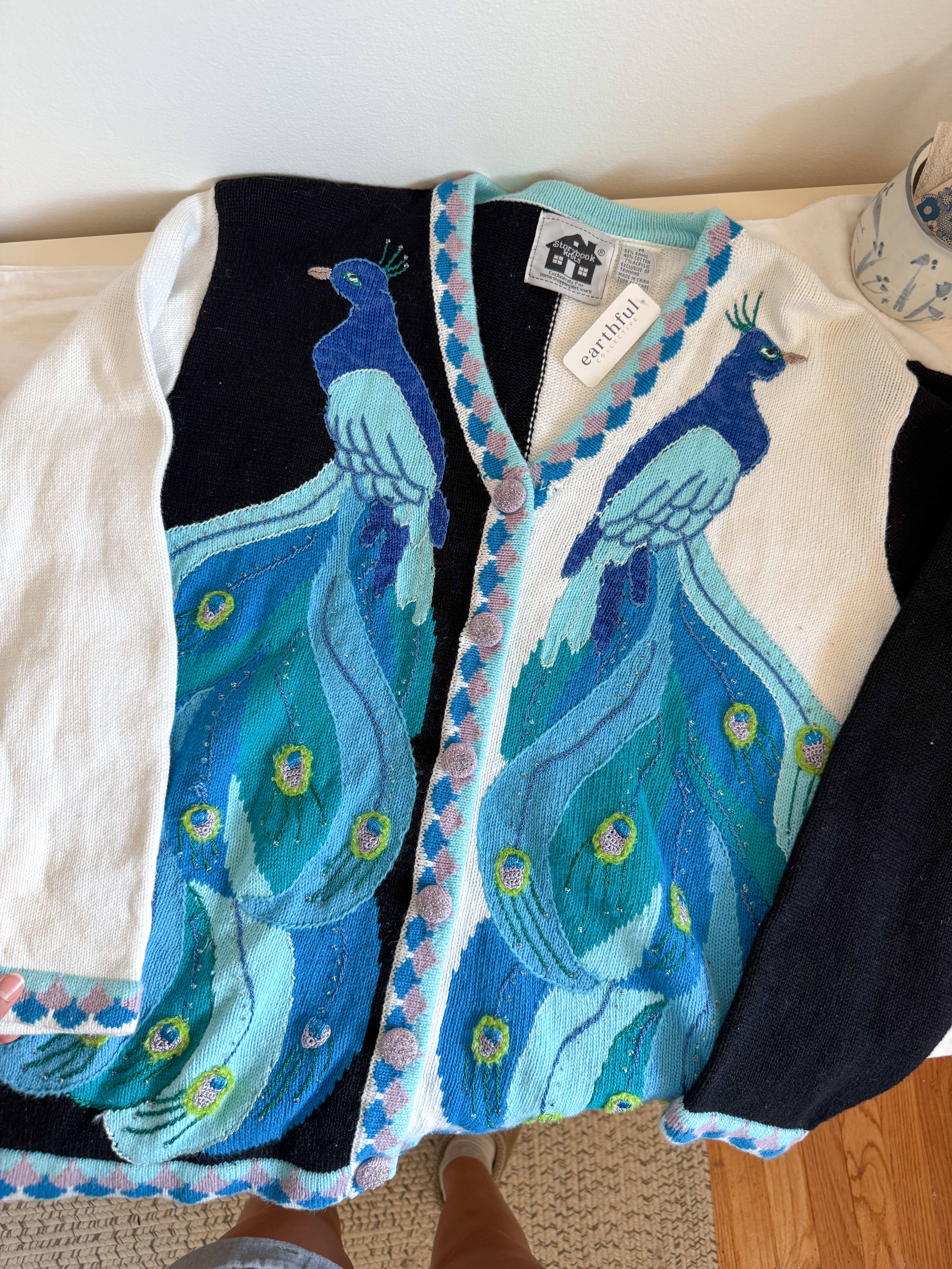 The Peacock Cardigan (M)