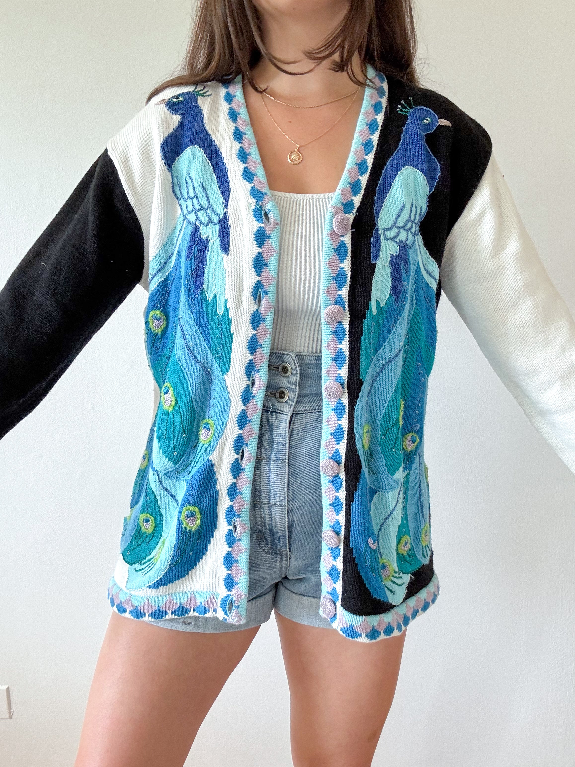 The Peacock Cardigan (M)