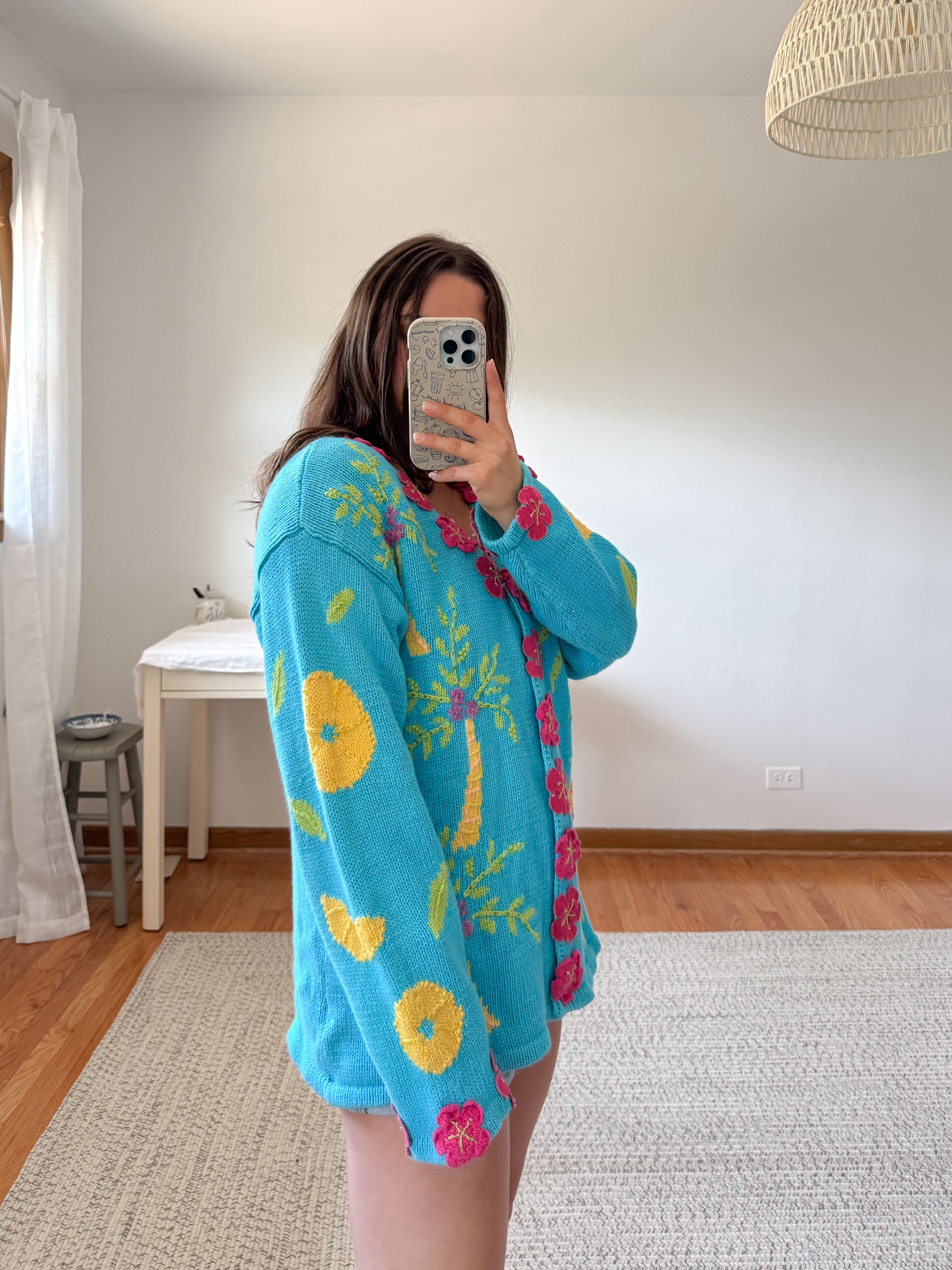 The Pineapple Tropical Cardigan (L)