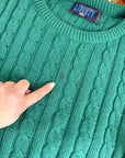 The Pine Cable Knit Sweater (XXL)