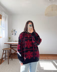 The Red Snowflake Sweater (L)