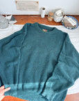 The Teal Textured Sweater (L)