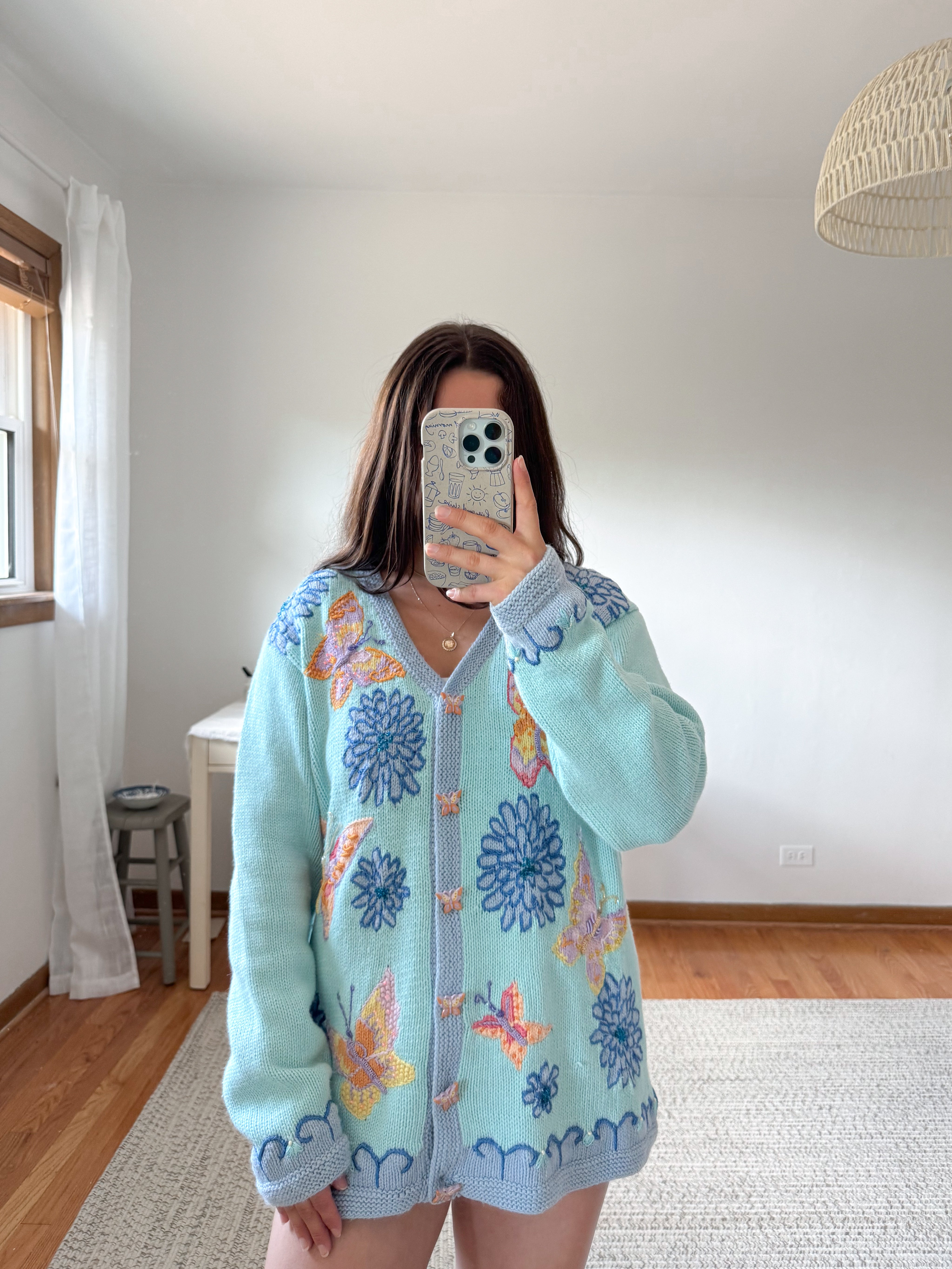 The Butterfly Garden Cardigan (M)