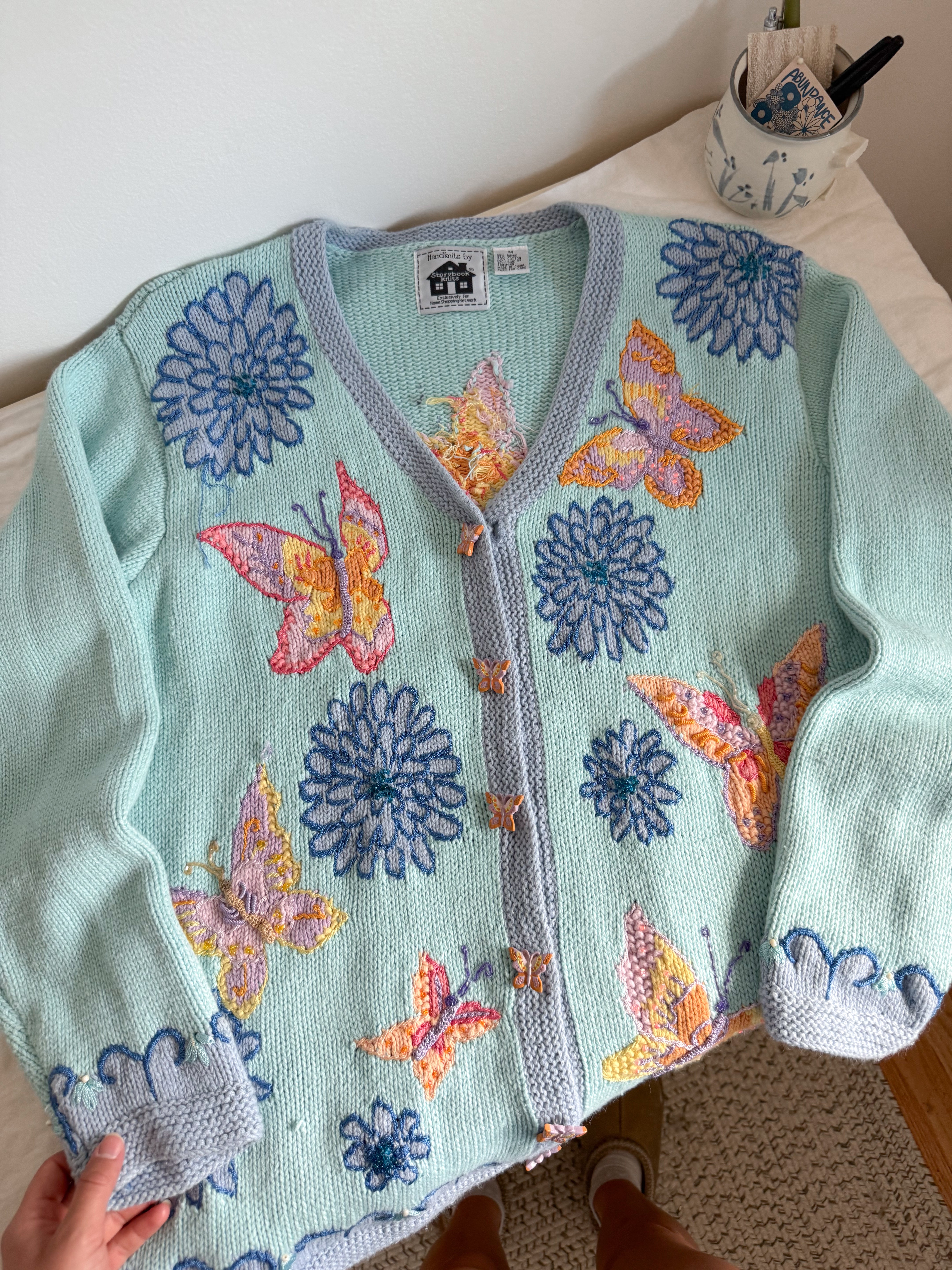 The Butterfly Garden Cardigan (M)