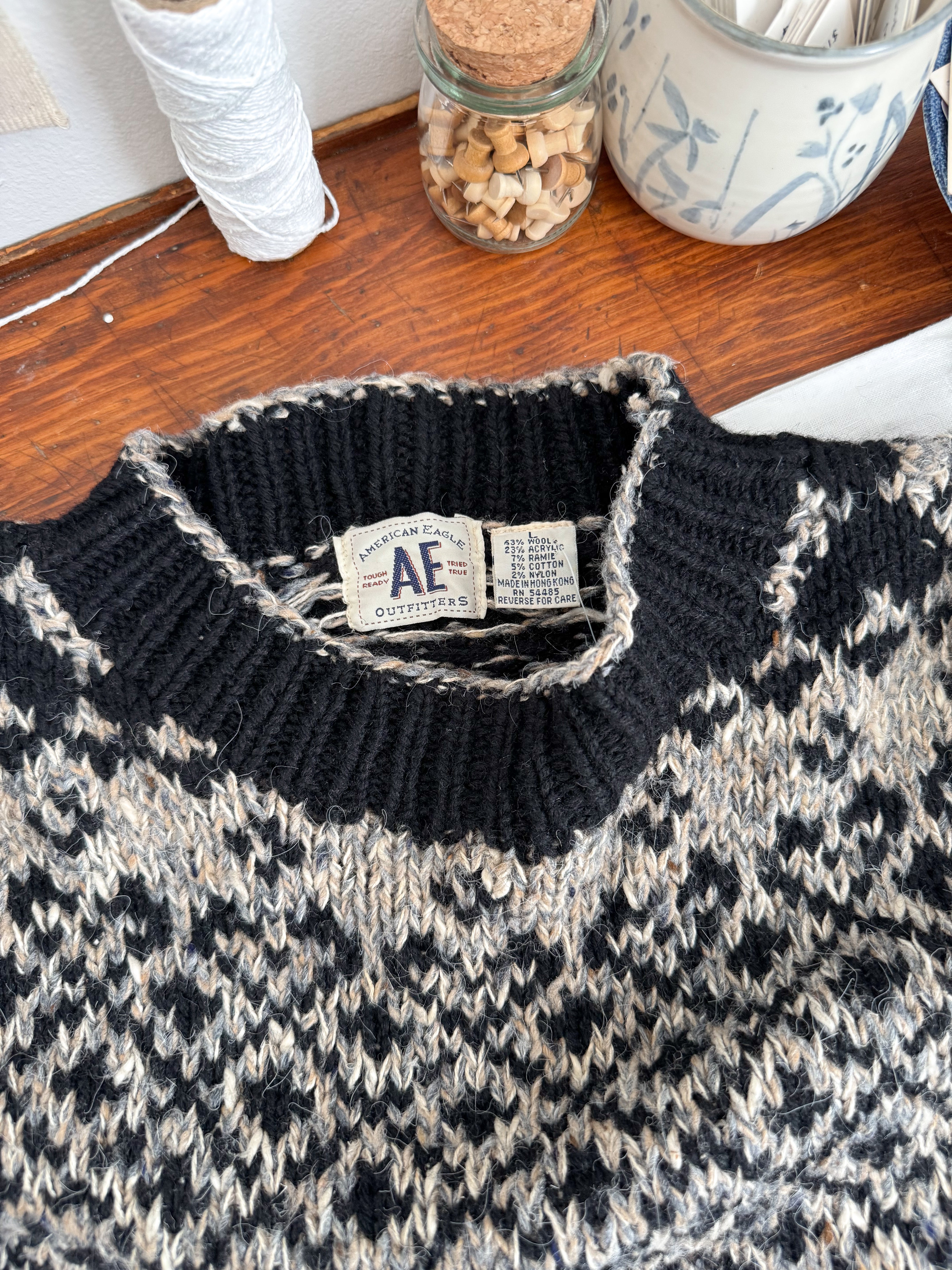The Chimney Ash Sweater (L)