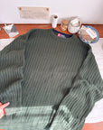 The Forest Green Ribbed Sweater (XXL)