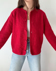 The Scarlet Swirl Sweater (M)