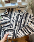 The Monochrome Coogi Style Sweater (XL)