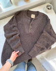 The Toasty Henley Sweater (L)