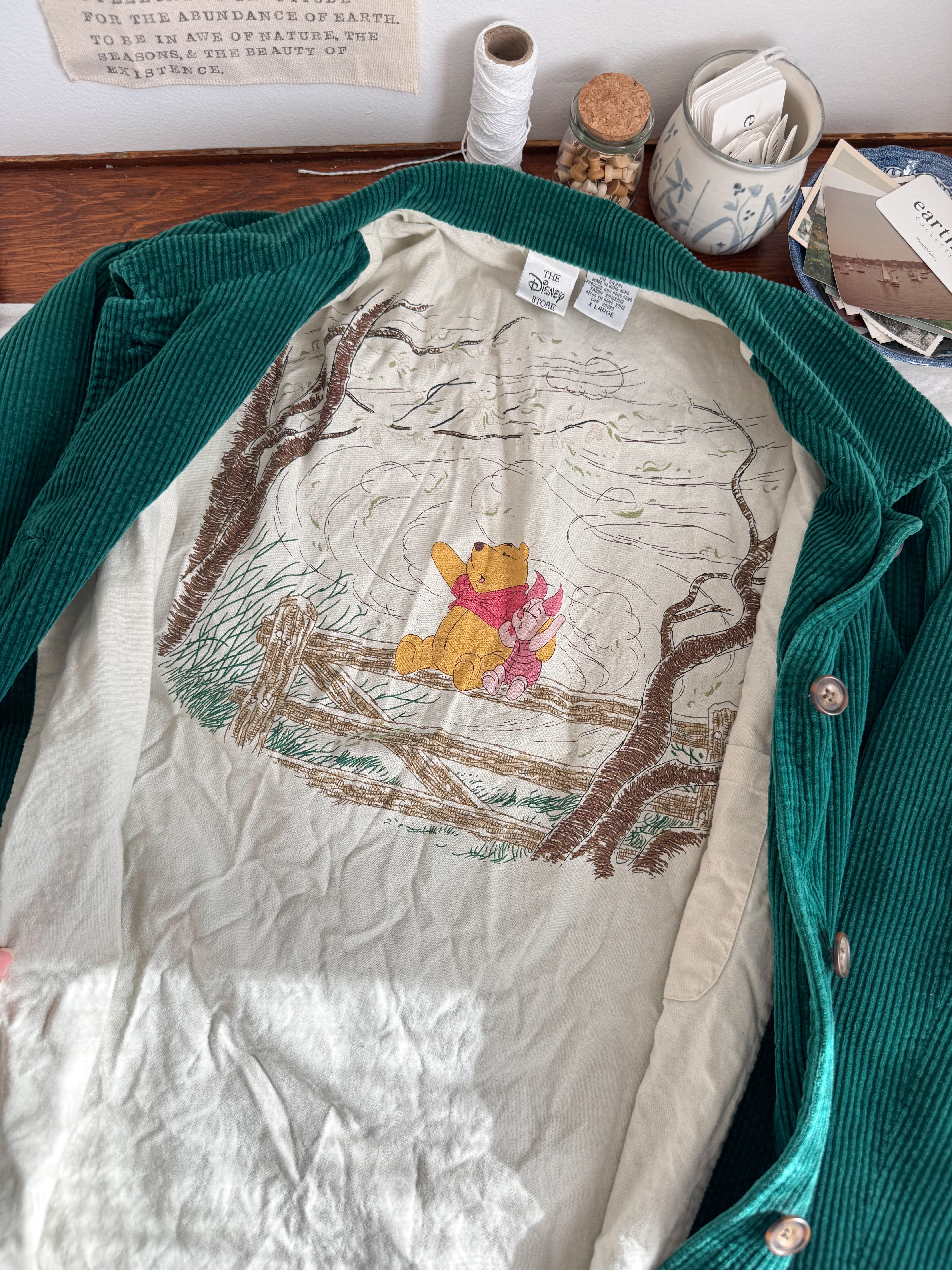 The Pine Tree Pooh Bear Corduroy (XL)