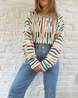 The White & Color Coogi Style Sweater (M)