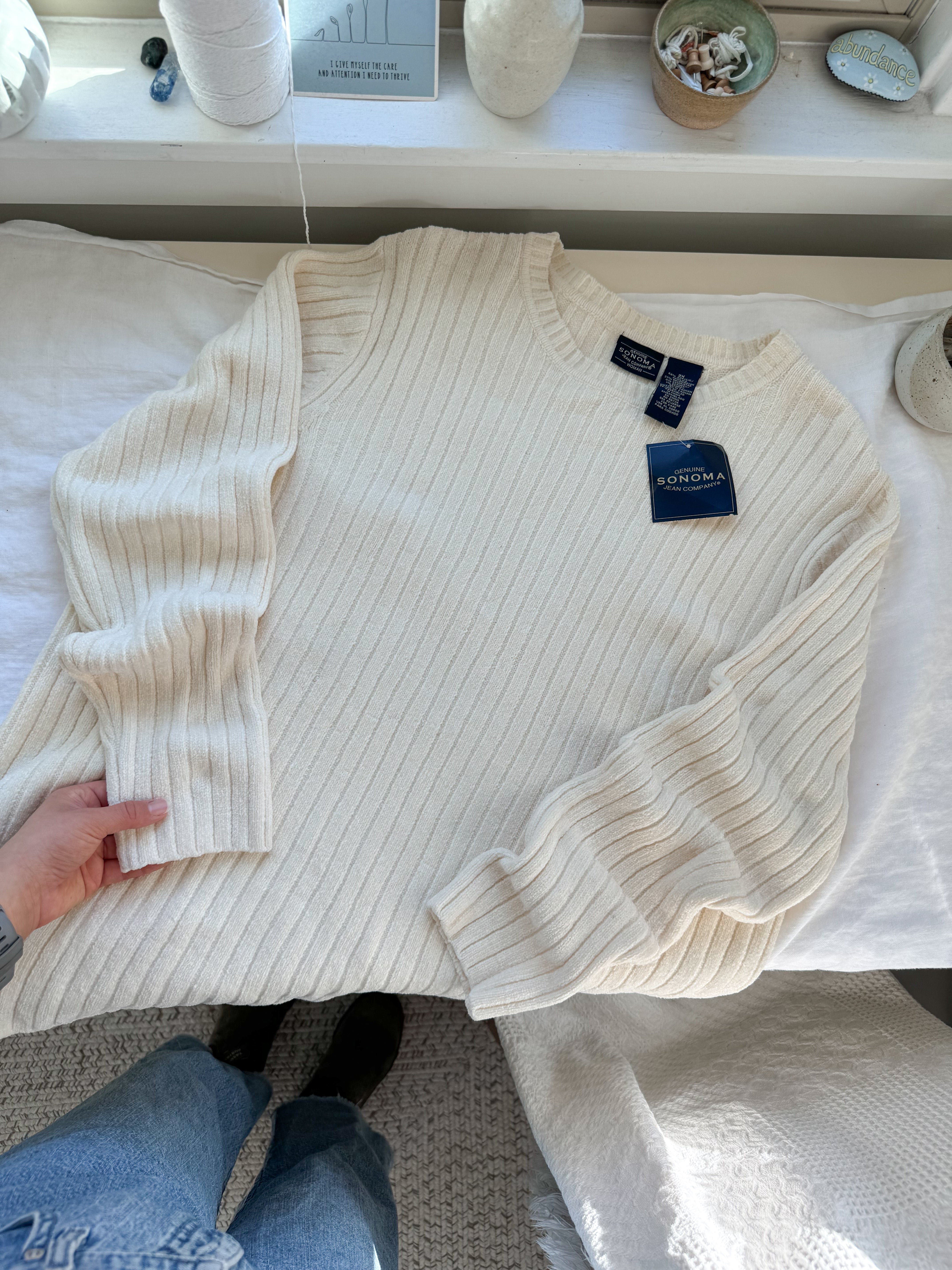 The Snow Cream Sweater (XXL)