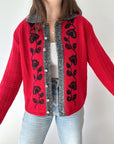 The Ruby Vine Cardigan (M)