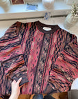 The Red Toned Coogi Style Sweater (L)