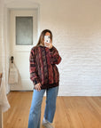 The Red Toned Coogi Style Sweater (L)