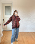 The Red Toned Coogi Style Sweater (L)