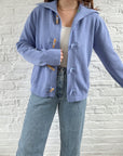 The Periwinkle Toggle Cardigan (M)