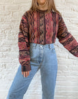 The Red Toned Coogi Style Sweater (L)