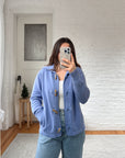 The Periwinkle Toggle Cardigan (M)