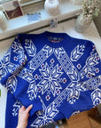 The Blue Snowflake Sweater (M)