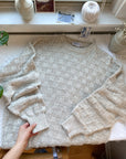 The Oat Checkered Sweater (XL)