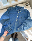 The Dusk Chambray Shirt (L)