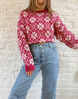 The Red Snowflake Sweater (L)