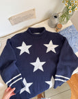 The Rolled Mockneck Star Sweater (M)