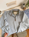 The Blue Stone Quarter Zip (L)