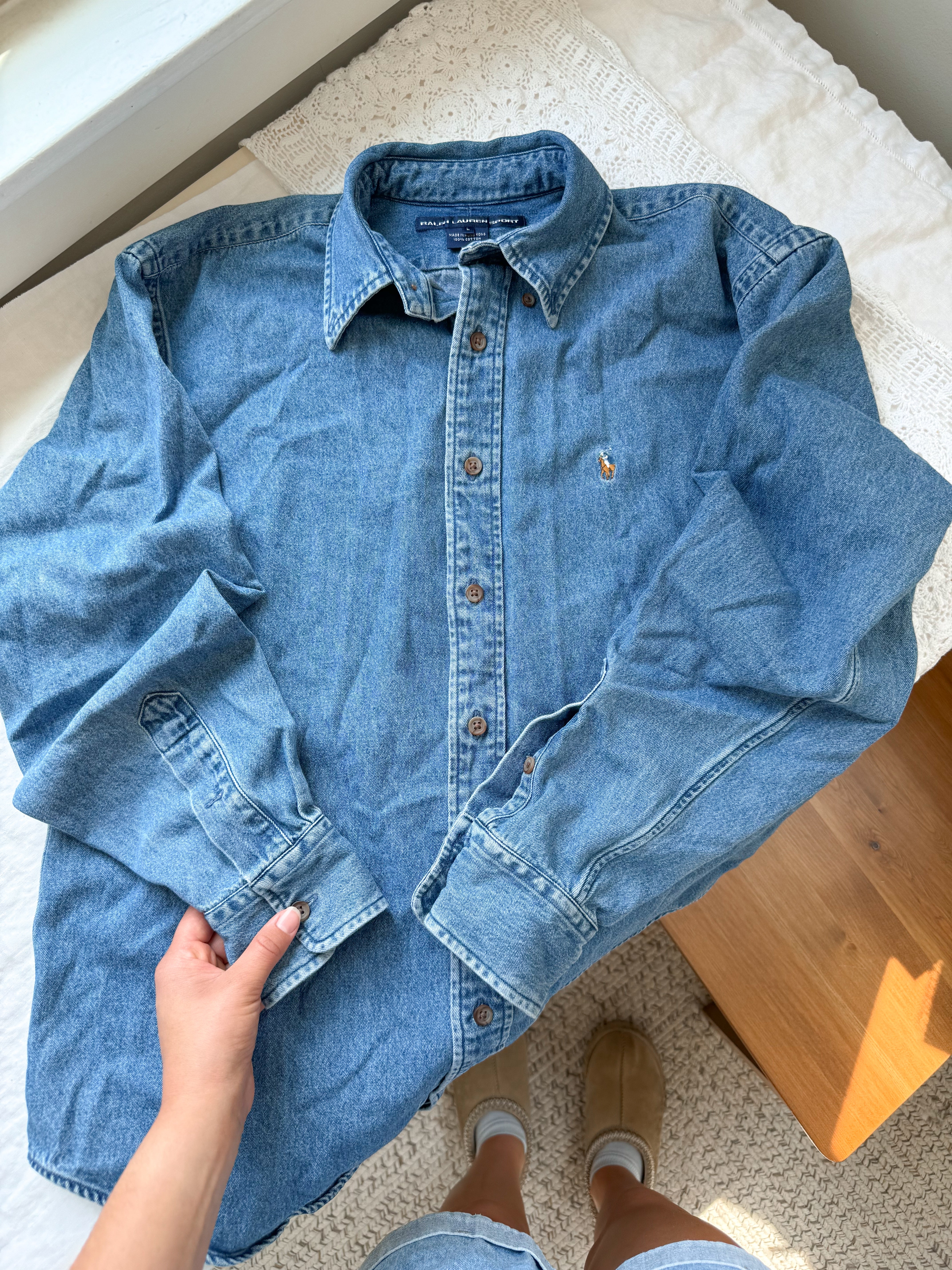 The Ralph Denim Button Up (L)