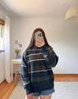 The Striped Tomboy Sweater (L)