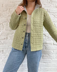 The Spring Green Quilted Jacket (S)