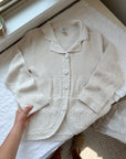 The Cream Knit Ribbon Cardigan (PL)