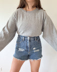 The Grey Speckled Sweater (XXL)